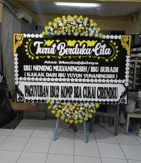 Papan Bunga Duka Lubanglor Butuh